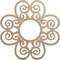 Ekena Millwork Cohen Wood Fretwork Pierced Ceiling Medallion, Hickory, 36"OD x 12 1/4"ID x 1/4"T CMWP36X36X0250COHI - alternate 1
